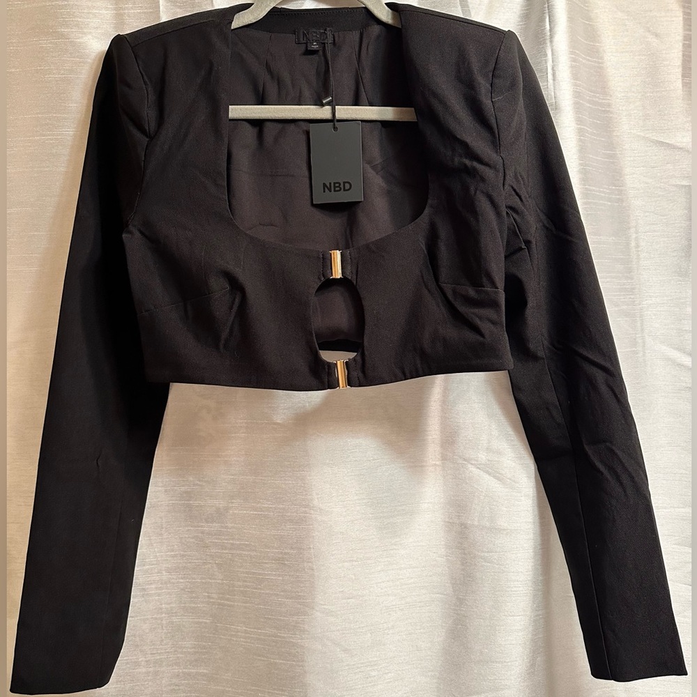 NBD cropped blazer